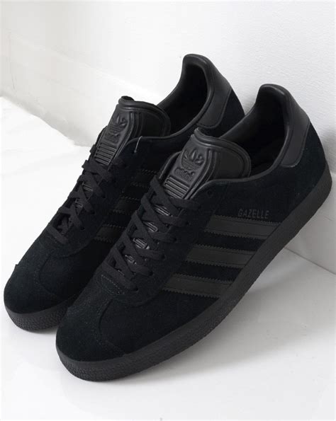 adidas gazelle black herren|Adidas gazelle black suede.